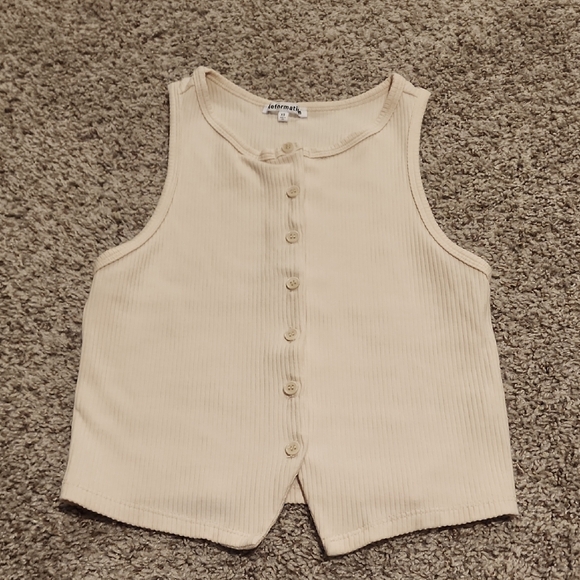 Reformation Tops - Reformation Button Down Tank